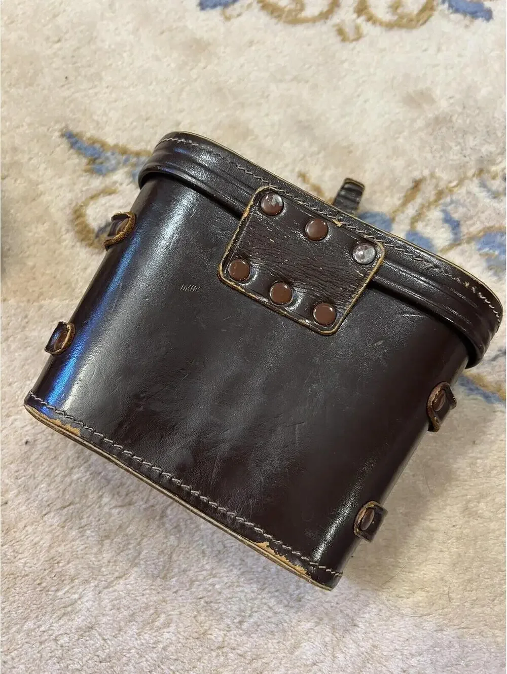 Rare Vtg Asahi Pentax Honeywell 8 x 30 7.5 Prism Coated Binoculars Leather Case